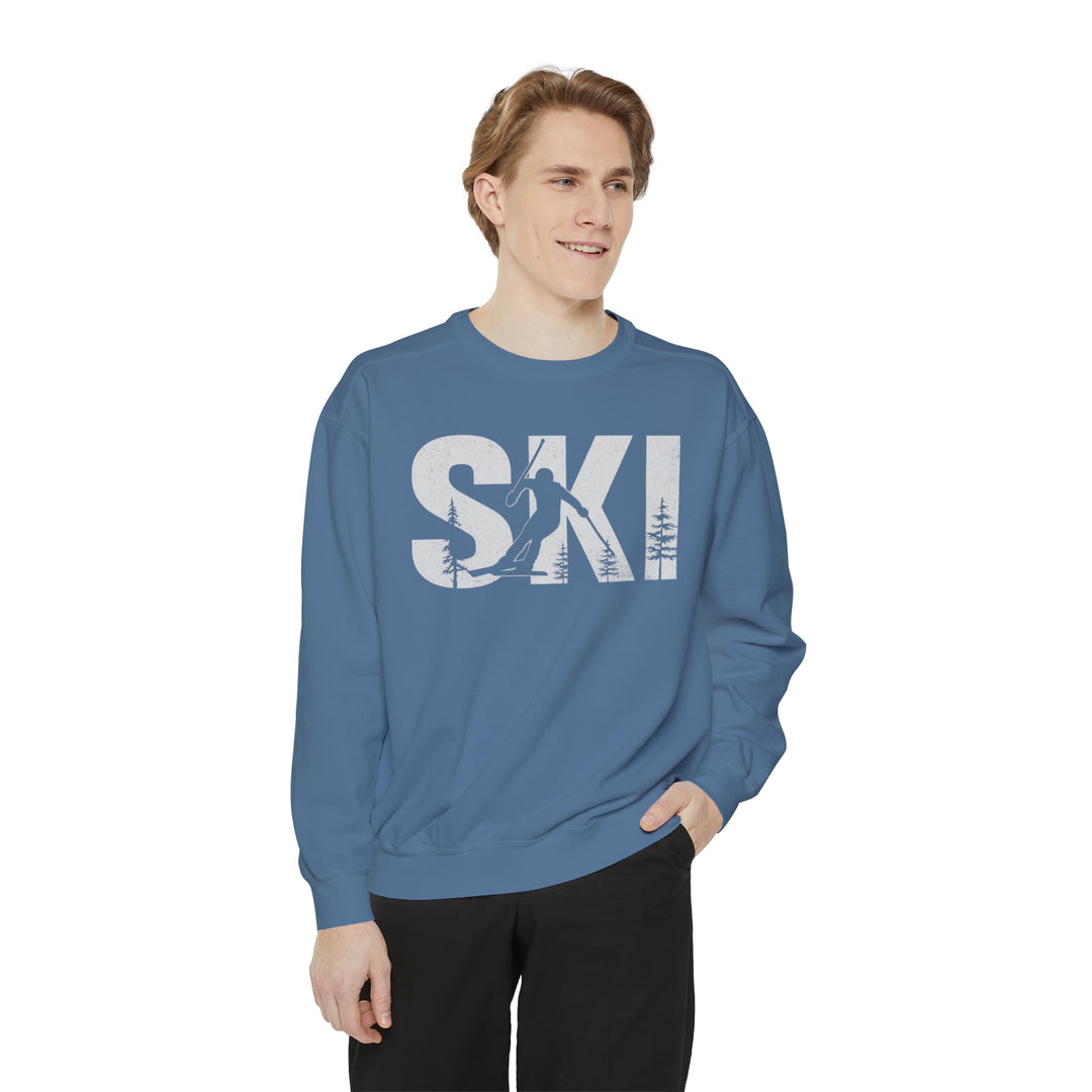 Ski Unisex Garment-Dyed Sweatshirt
