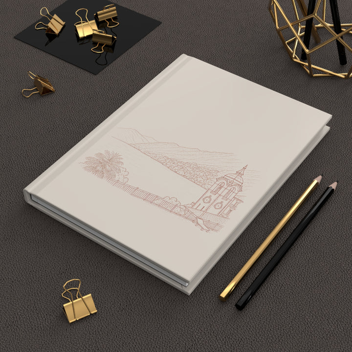 Villa Lago di Como Lakeside Sketch Hardcover Journal Travel Notebook, Daily Planner and Guest Book