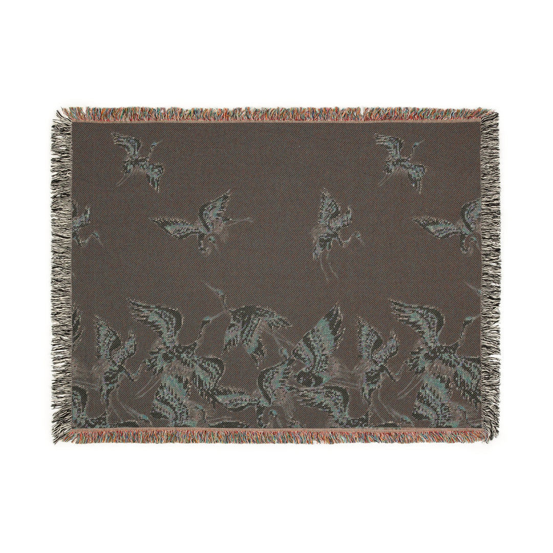 Crane Woven Blanket