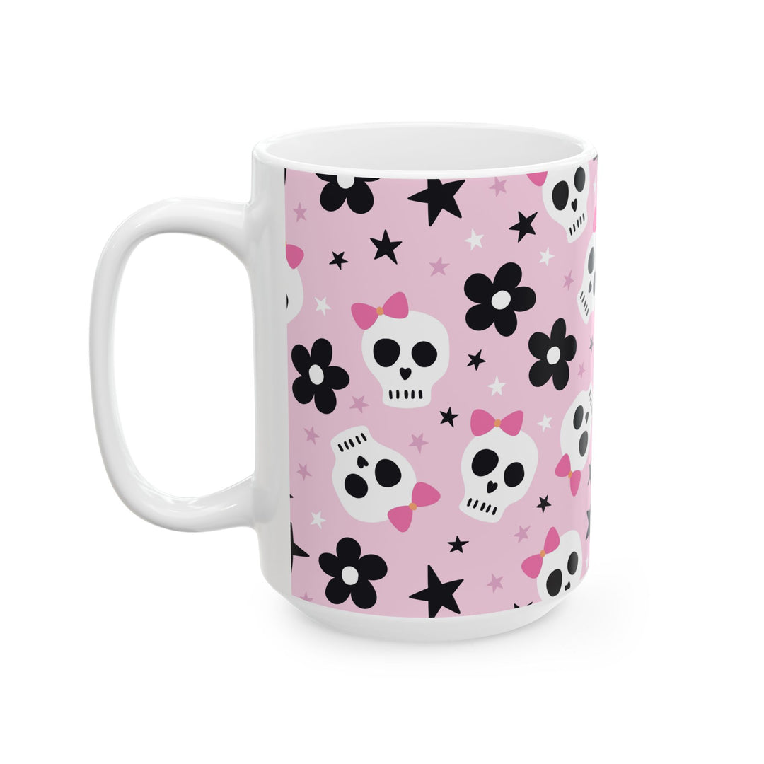 Dia de los Muertos Skull Halloween Ceramic Mug