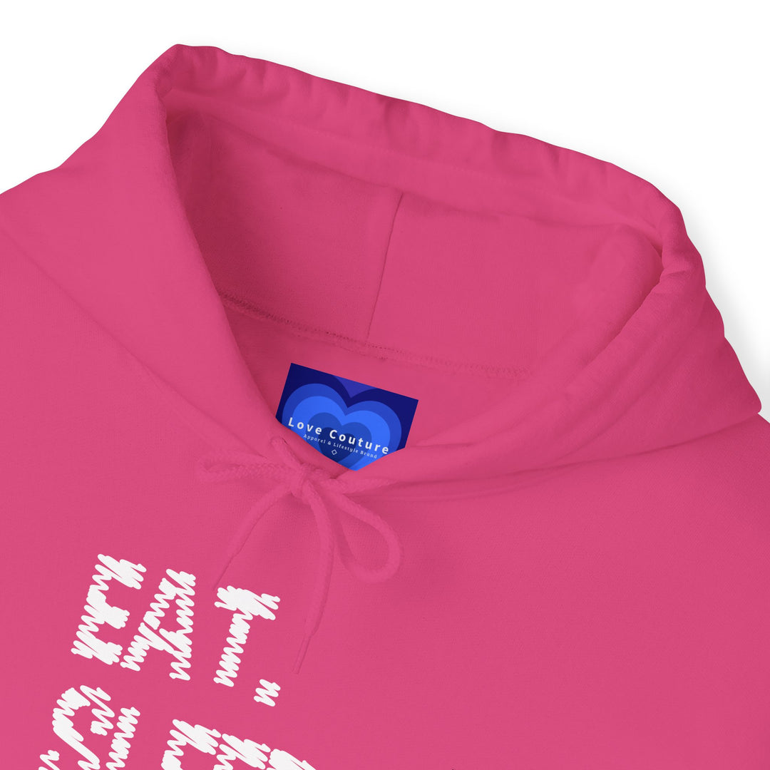 Eat Sleep Skiing Repeat Unisex Hooded Sweatshirt