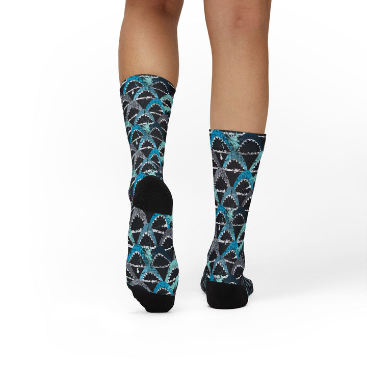 Shark Socks, Unisex Crew Socks