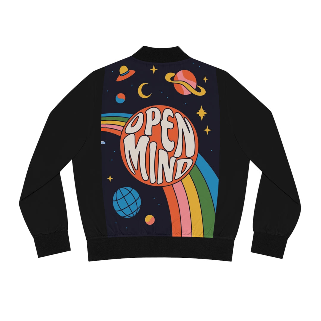 Rainbow Saturn Bomber Jacket