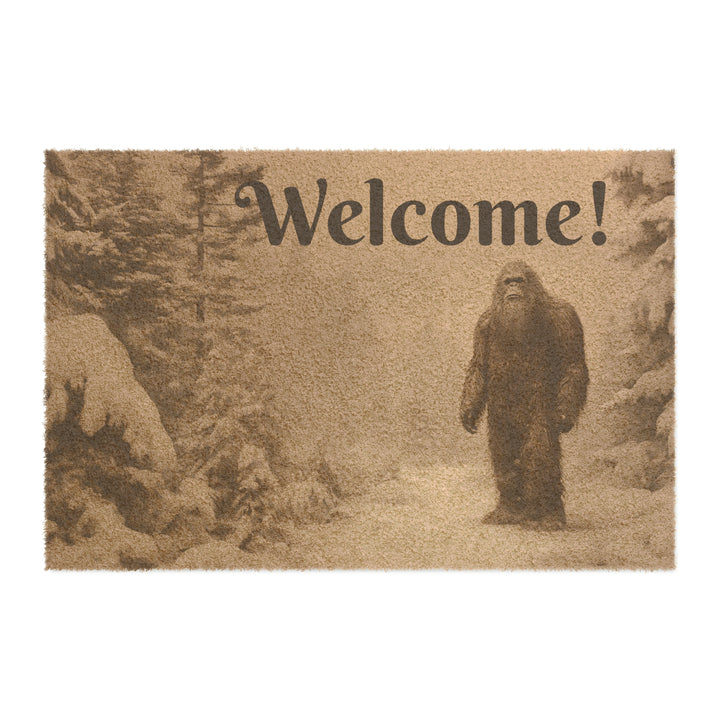 Bigfoot Sasquatch Yeti Welcome Doormat