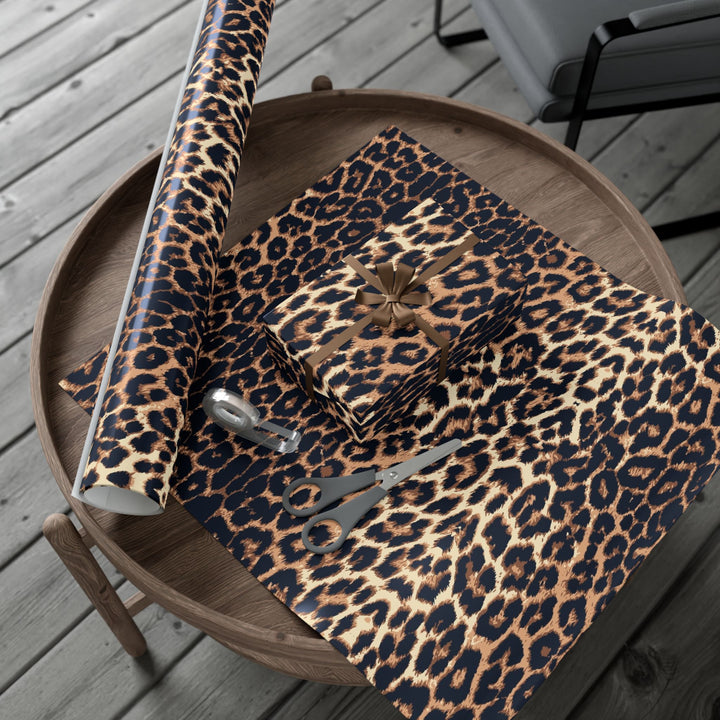 Leopard Print Gift Wrap Papers - Stylish & Trendy Wrapping for Special Occasions Christmas Wrapping Paper