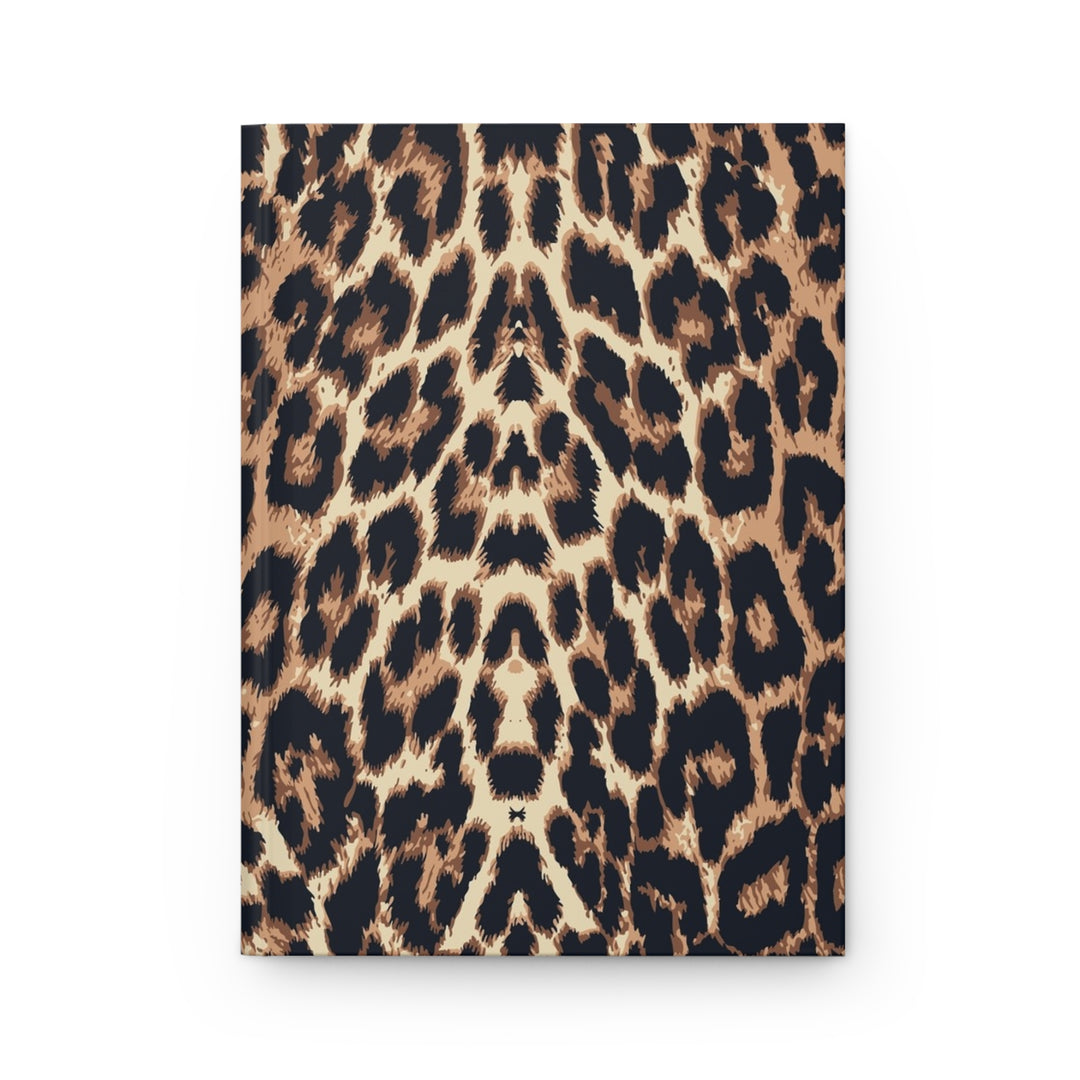 Leopard Print Journal Hardcover Matte Lined Fashionable Stylish