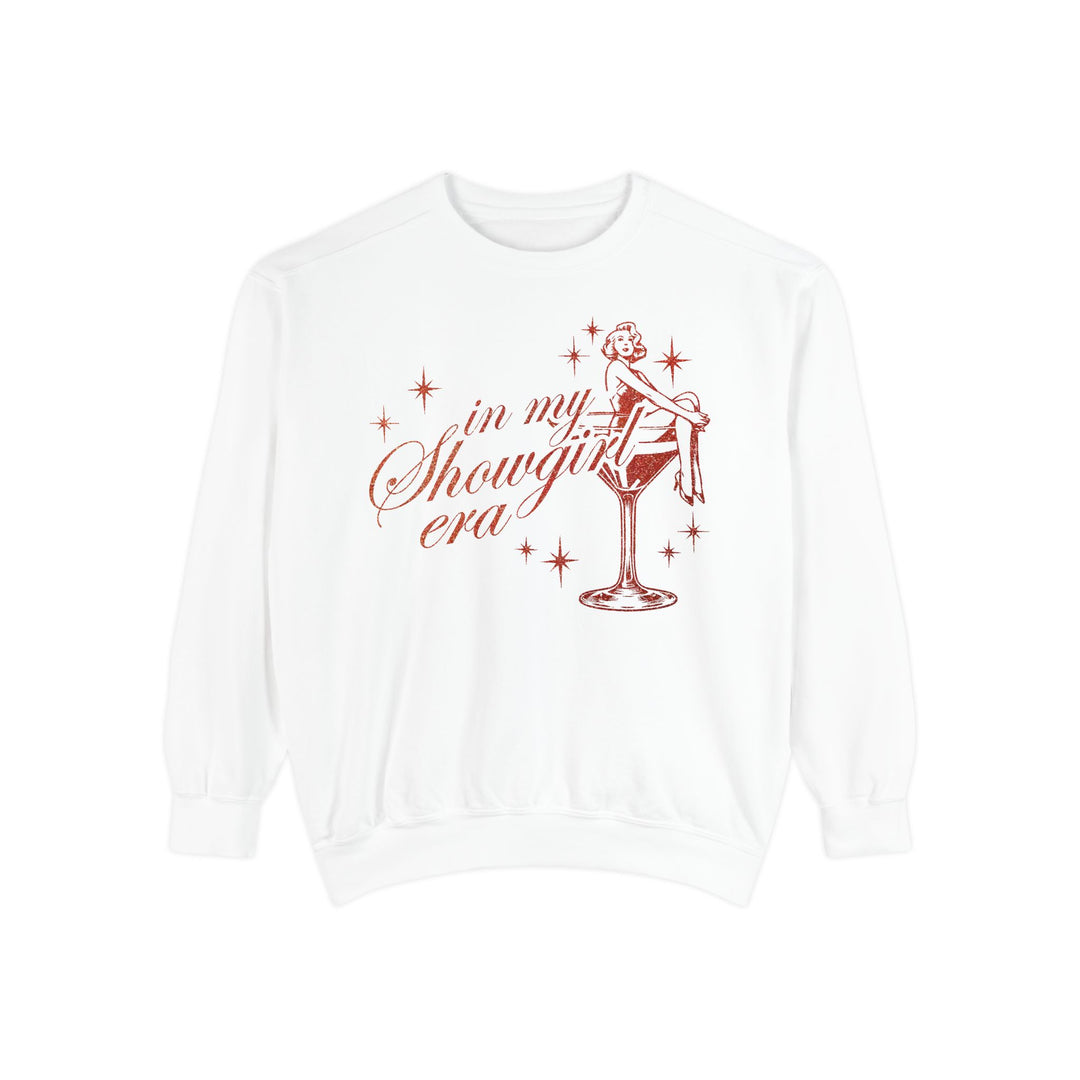 Glamorous Sweatshirt: In My Showgirl Era, Vintage Vibe