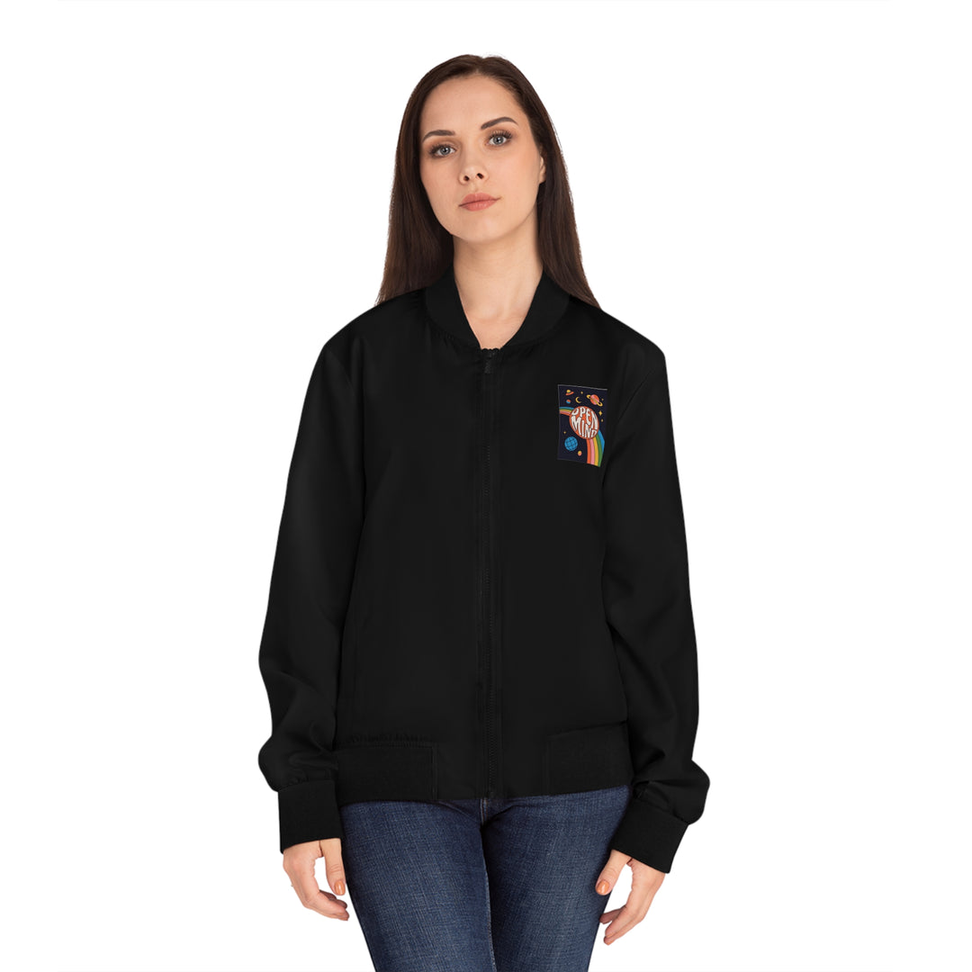 Rainbow Saturn Bomber Jacket