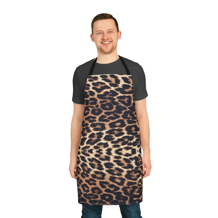 Apron Leopard Print Trendy Host Fashionable Chef Hostess Gift