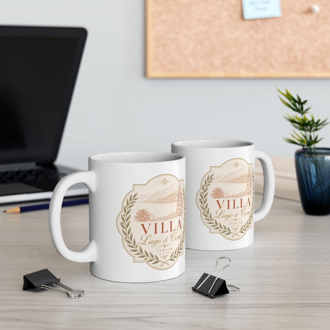 Floral Mom Coffee Mug — "Best Mom" Ceramic Tea Cup (11oz, 15oz)
