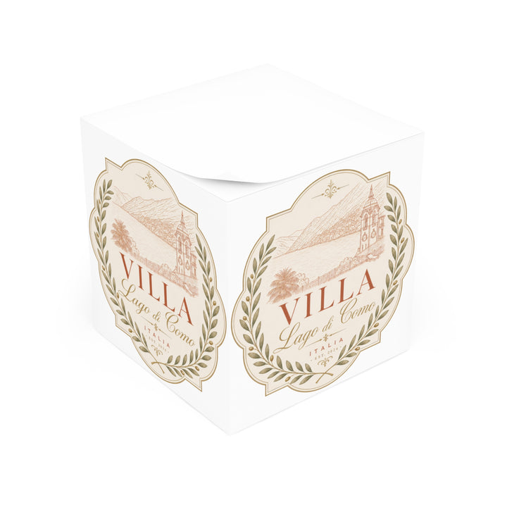 Villa Lago di Como Note Cube Italian Villa Sticky Note Pad