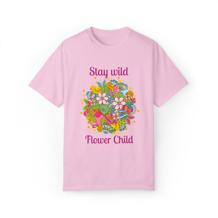 Stay Wild Flower Child Garment-Dyed T-shirt