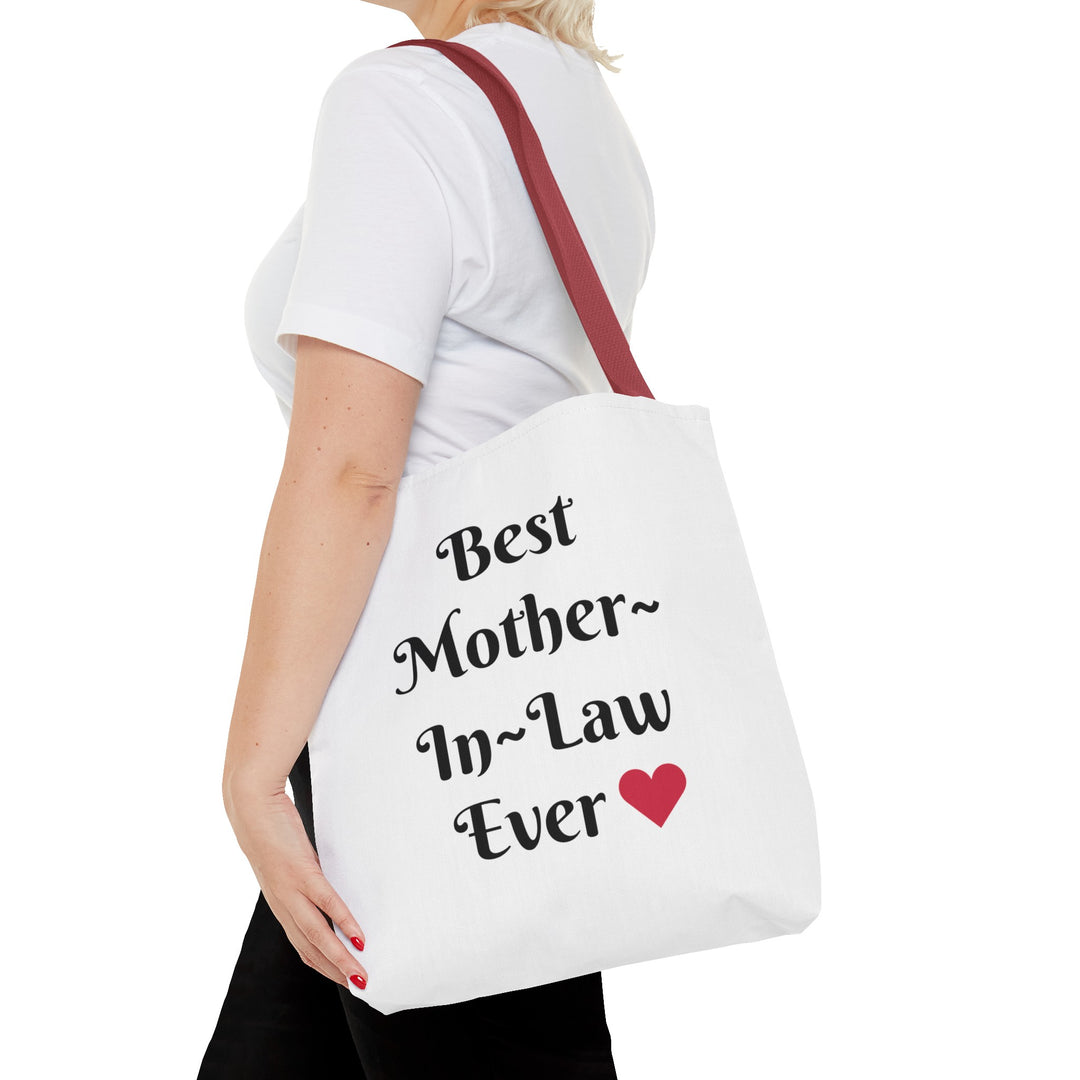 Mother-In-Law Tote Bag Best Mother In Law Tote Mother's Day Gift Birthday Gift From Daughter-In-Law
