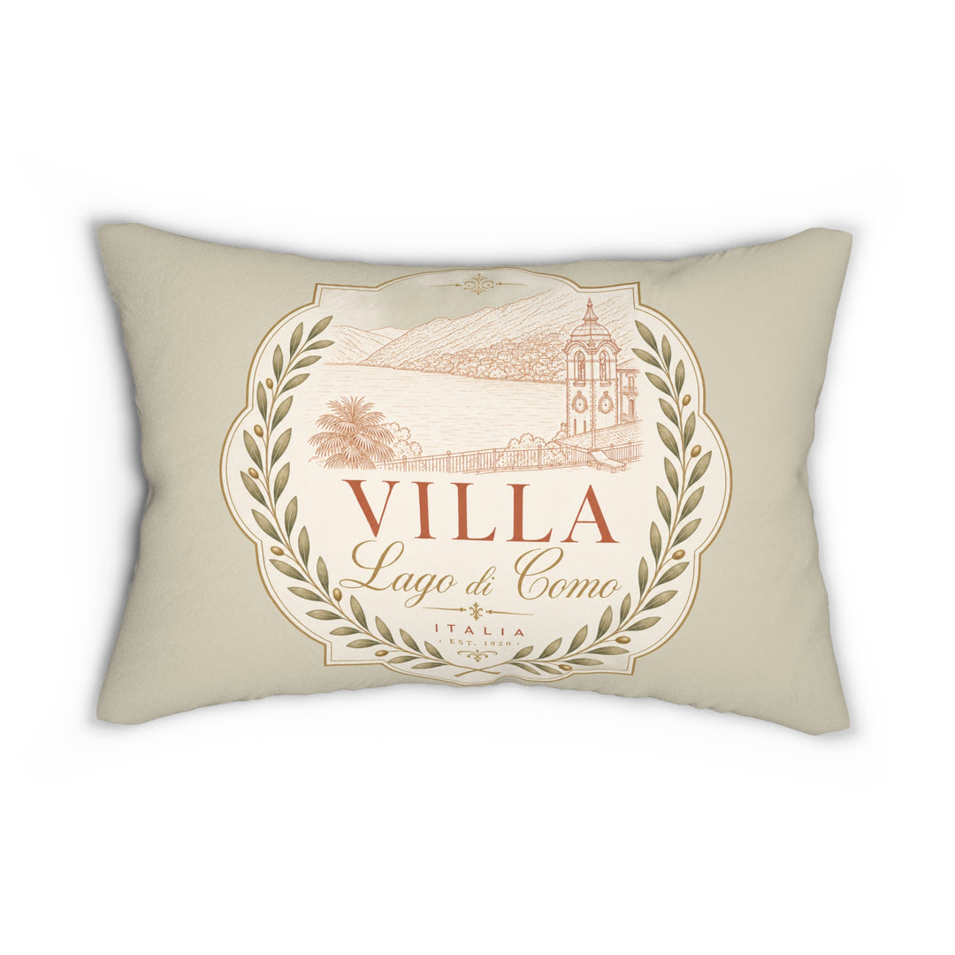 Villa Lago di Como Lumbar Pillow