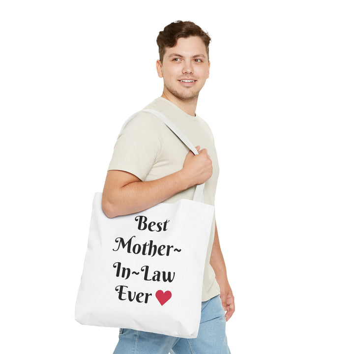 Mother-In-Law Tote Bag Best Mother In Law Tote Mother's Day Gift Birthday Gift From Daughter-In-Law