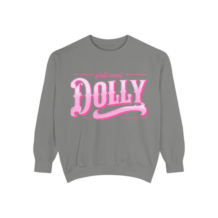 Dolly Unisex Sweatshirt, Cozy Gift for Music Lovers, Perfect for Concerts