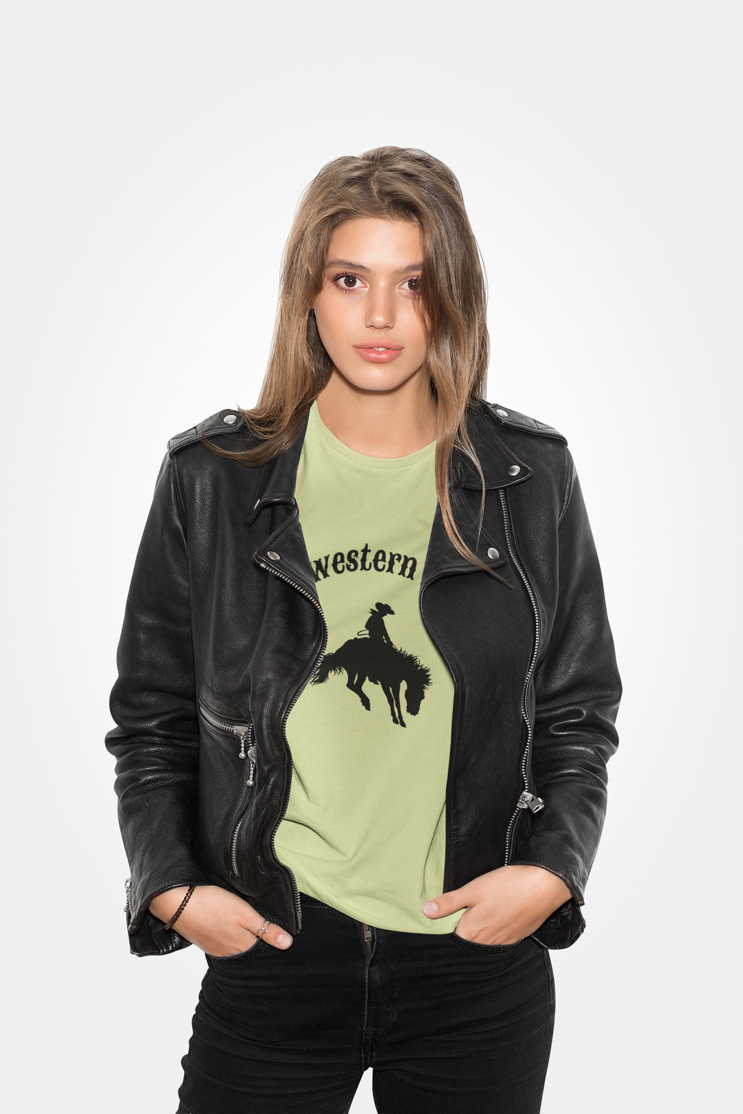 Western Cowboy Graphic T-Shirt - Unisex Tee &quot;Talk Western to Me&quot;