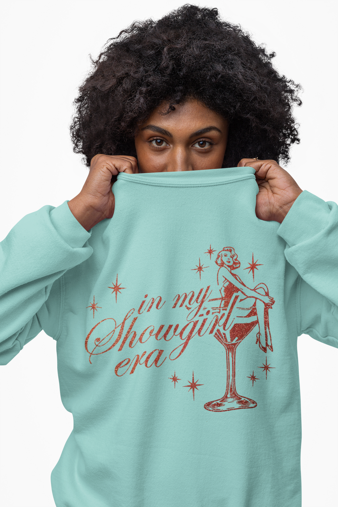 Glamorous Sweatshirt: In My Showgirl Era, Vintage Vibe