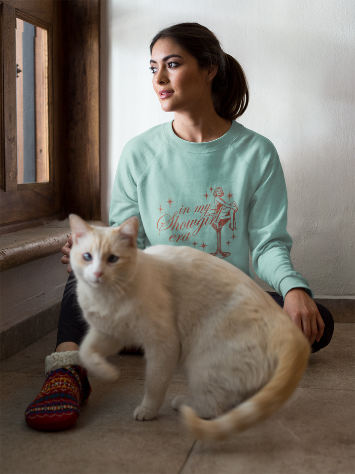 Glamorous Sweatshirt: In My Showgirl Era, Vintage Vibe