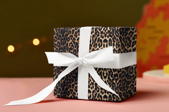 Leopard Print Gift Wrap Papers - Stylish & Trendy Wrapping for Special Occasions Christmas Wrapping Paper