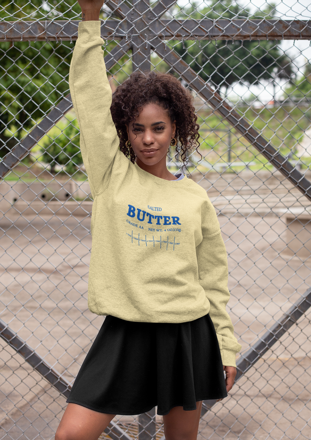 Salted Butter Unisex Garment-Dyed Sweatshirt