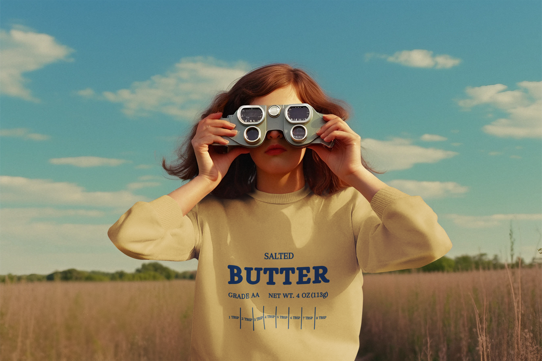 Salted Butter Unisex Garment-Dyed Sweatshirt