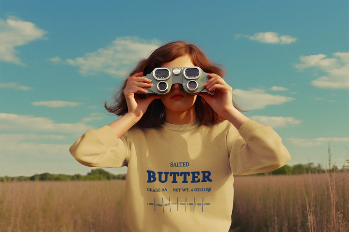 Salted Butter Unisex Garment-Dyed Sweatshirt