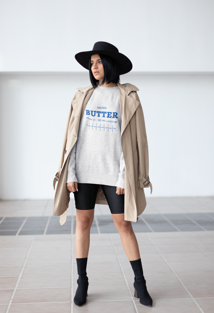 Salted Butter Unisex Garment-Dyed Sweatshirt