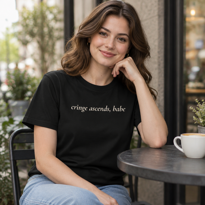 “Cringe Ascends, Babe” Garment-Dyed T-Shirt