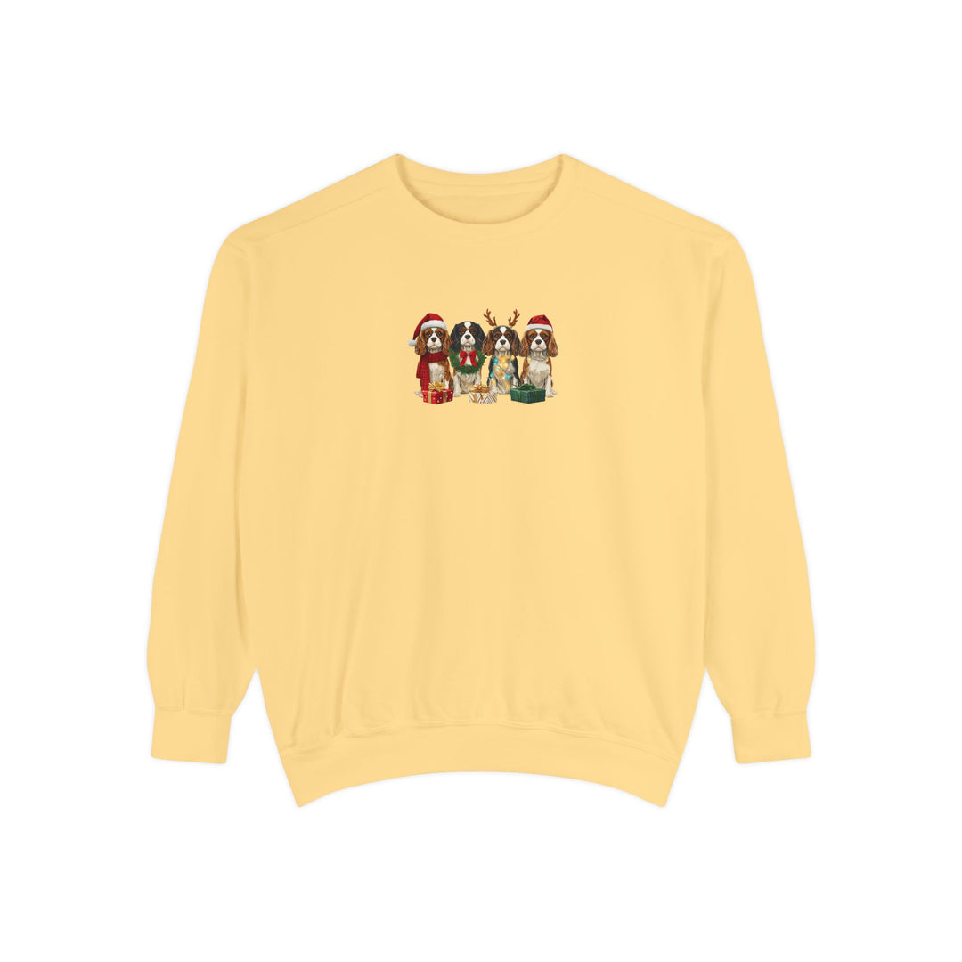Cavalier King Charles Christmas Sweatshirt | Dog Mom Holiday Sweatshirt | Cavalier Lover Gift | Cozy Christmas Crewneck | Merry Paws Collection™