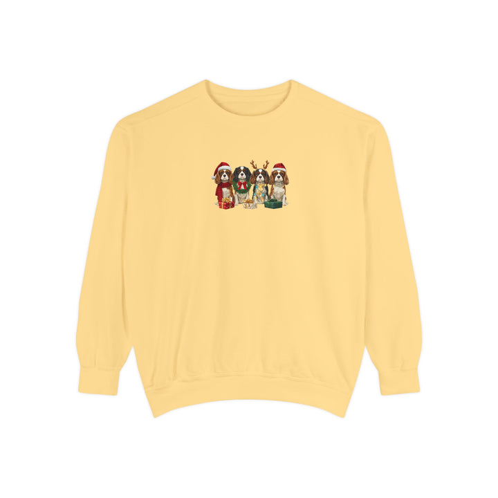 Cavalier King Charles Christmas Sweatshirt | Dog Mom Holiday Sweatshirt | Cavalier Lover Gift | Cozy Christmas Crewneck | Merry Paws Collection™