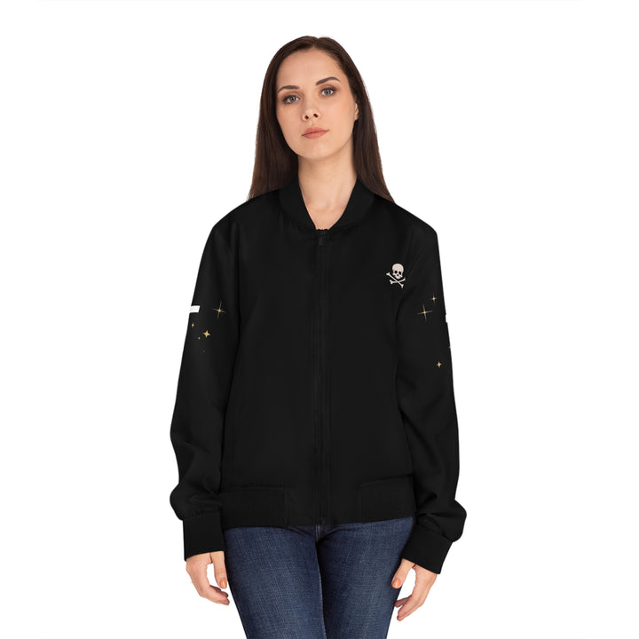 Skull and Crossbones Women's Bomber Jacket