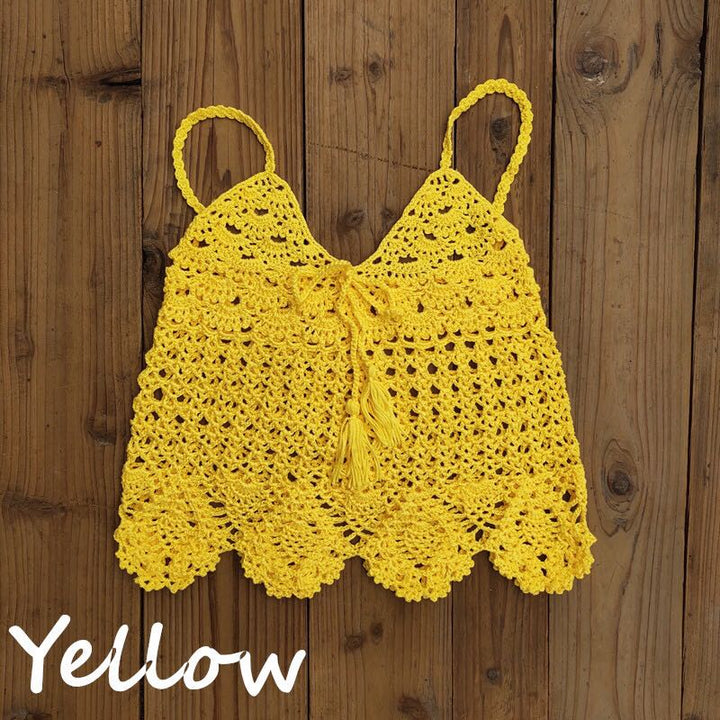 Handmade crochet bikini blouse