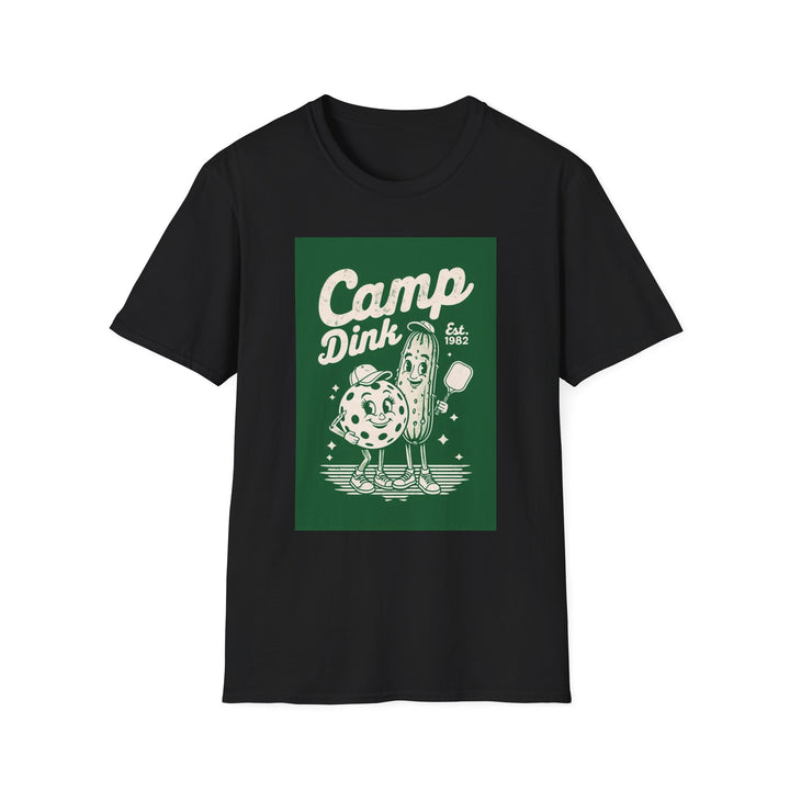 Camp Dink Retro Campfire T‑Shirt — Vintage Outdoor Summer Tee (Est. 1982)