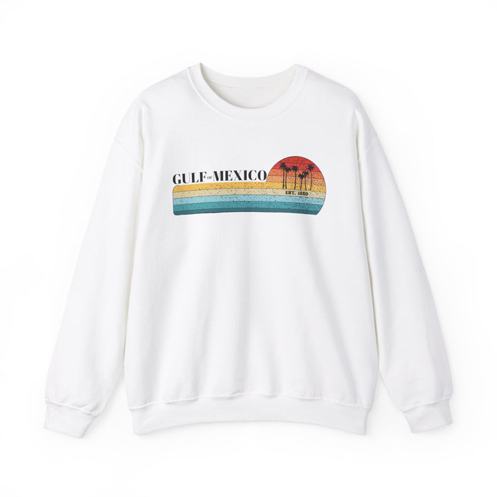 Gulf of Mexico Sweatshirt Retro Sunset