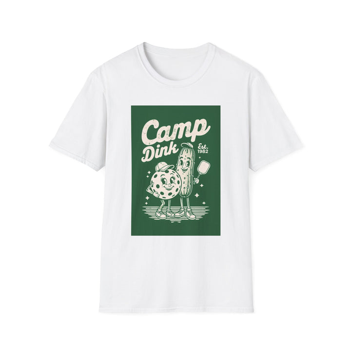 Camp Dink Retro Campfire T‑Shirt — Vintage Outdoor Summer Tee (Est. 1982)