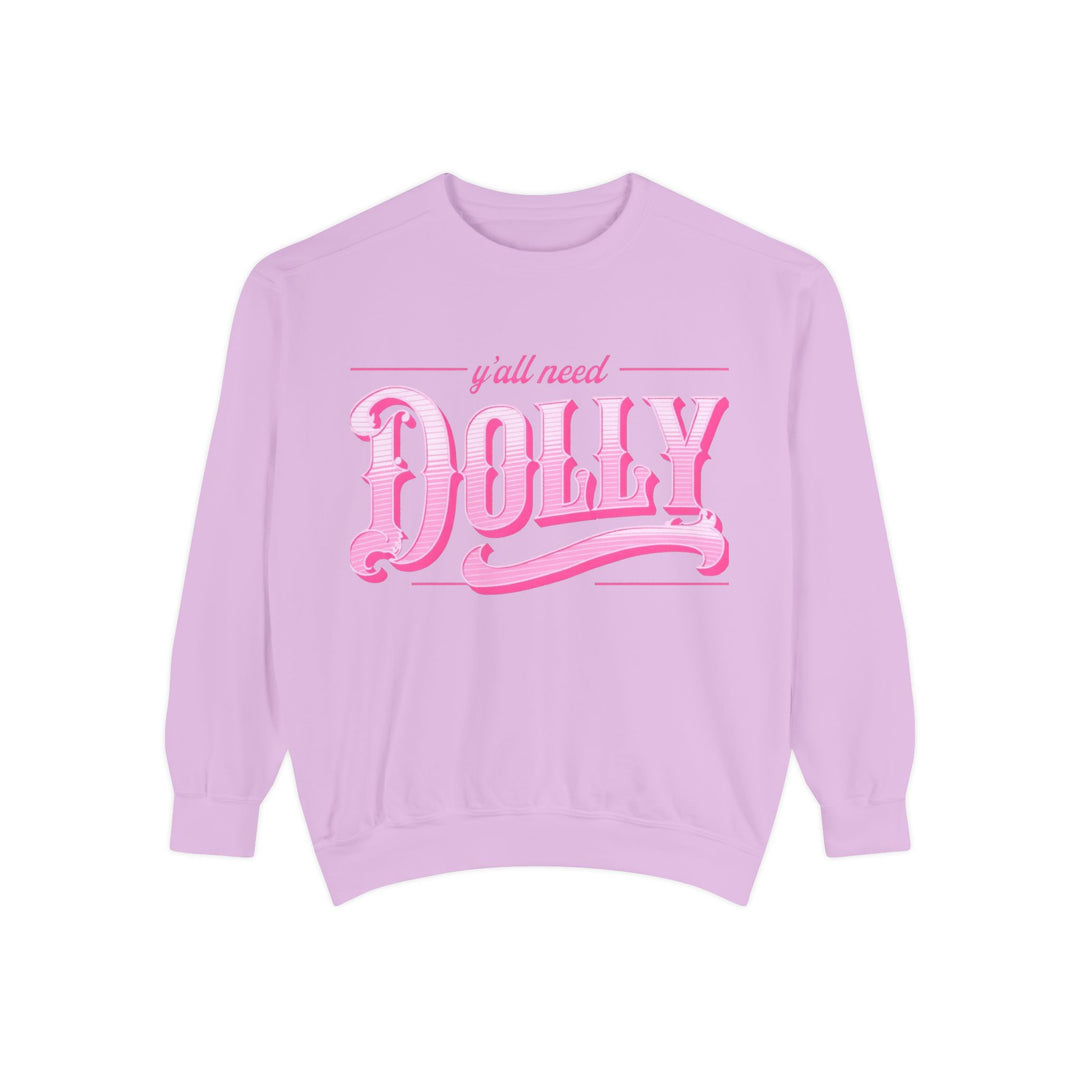 Dolly Unisex Sweatshirt, Cozy Gift for Music Lovers, Perfect for Concerts