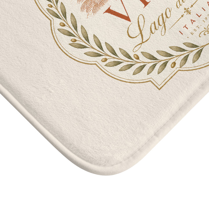 Villa Lago di Como Decorative Bath Mat Italian Villa Bathroom Rug
