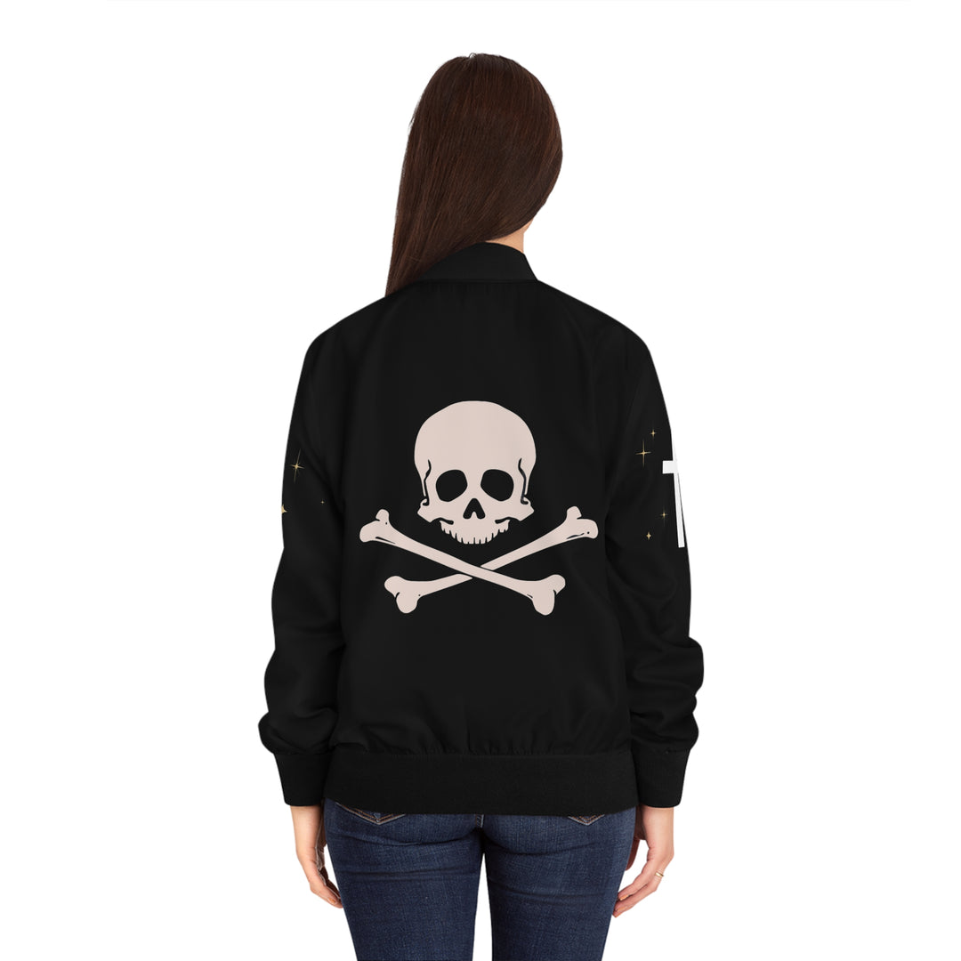 Skull and Crossbones Women's Bomber Jacket