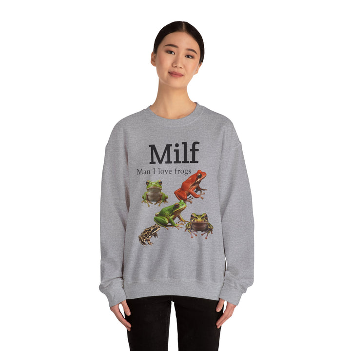Milf (Man I Love Frogs) Sweatshirt — Funny Frog Lover Shirt