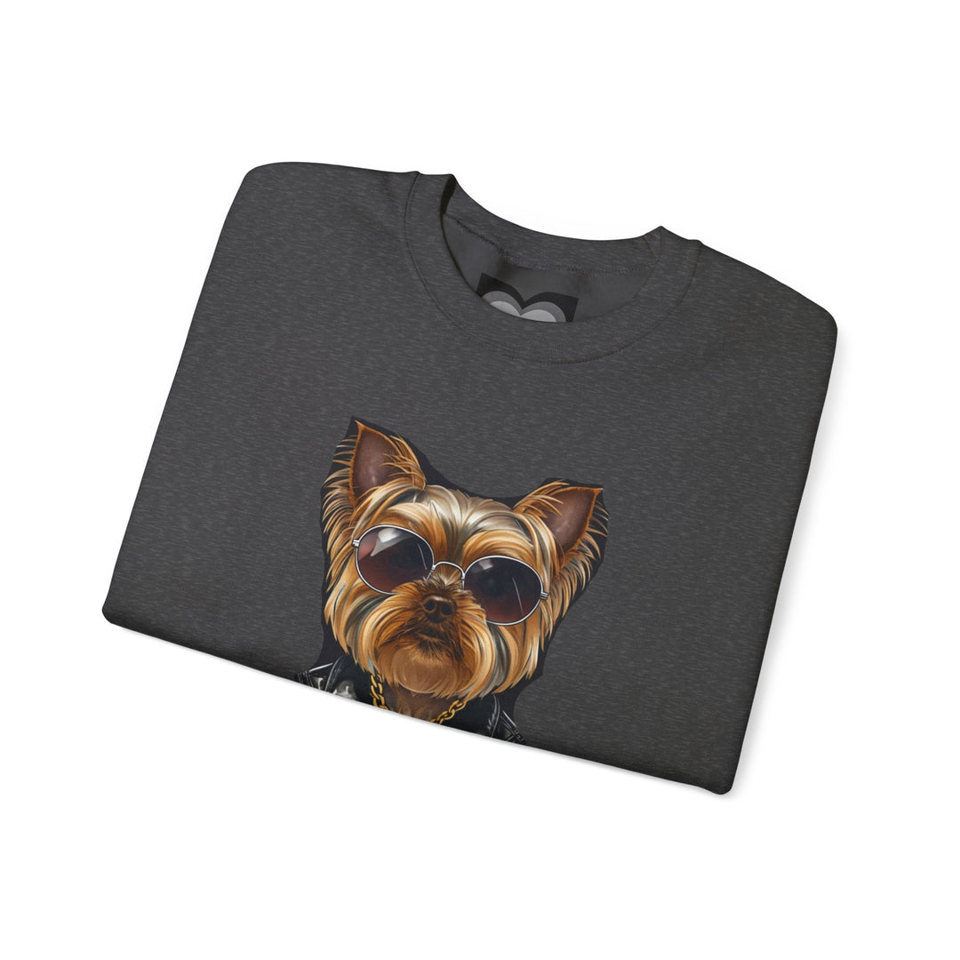 Thug Life Dog Sweatshirt Yorkie Gift Unisex for Pet Lovers Yorkshire Terrier Lover