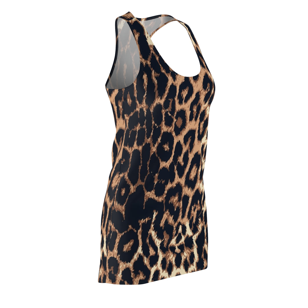 Leopard Print Dress Tank Dress Racerback