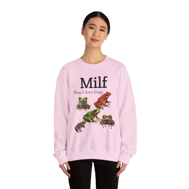 Milf (Man I Love Frogs) Sweatshirt — Funny Frog Lover Shirt