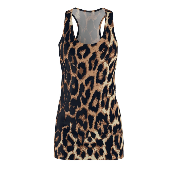 Leopard Print Dress Tank Dress Racerback