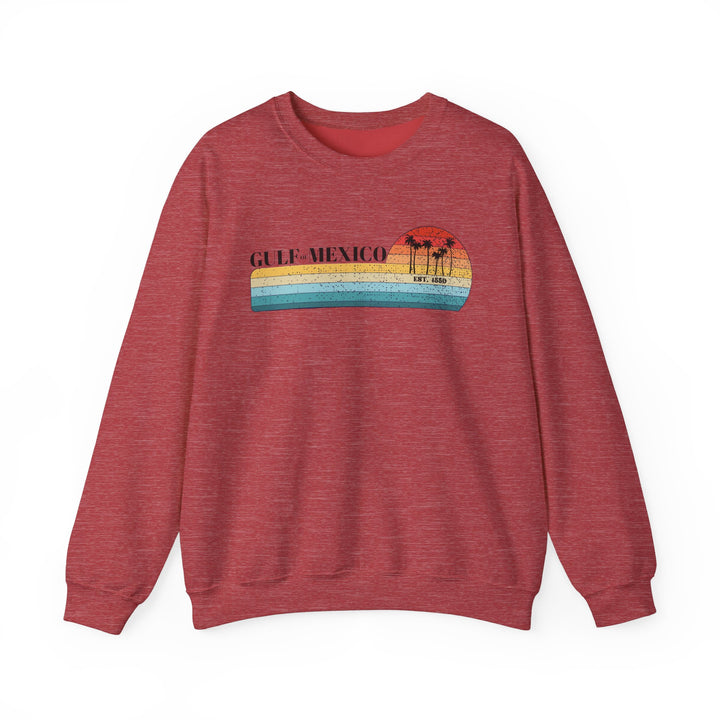 Gulf of Mexico Sweatshirt Retro Sunset