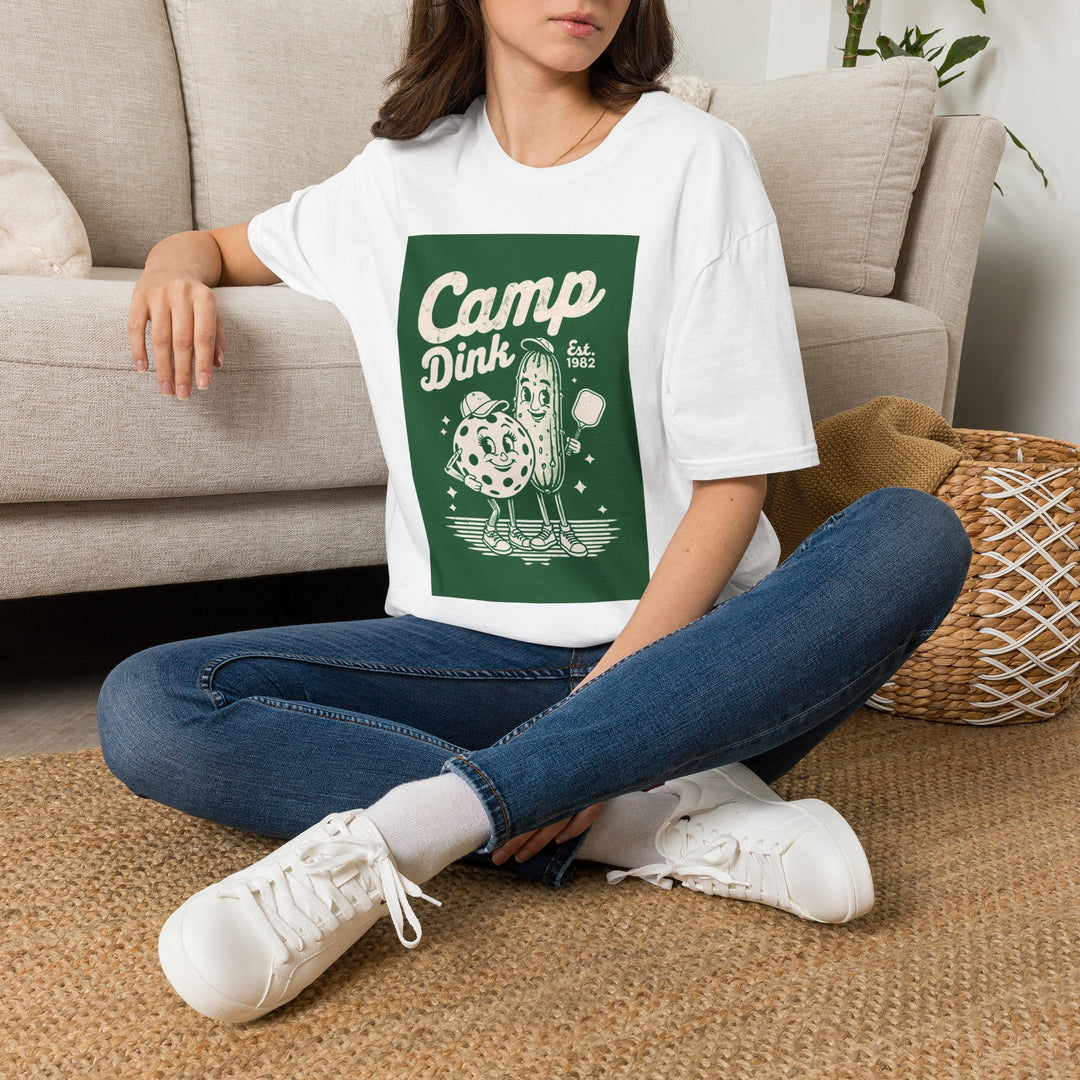 Camp Dink Retro Campfire T‑Shirt — Vintage Outdoor Summer Tee (Est. 1982)