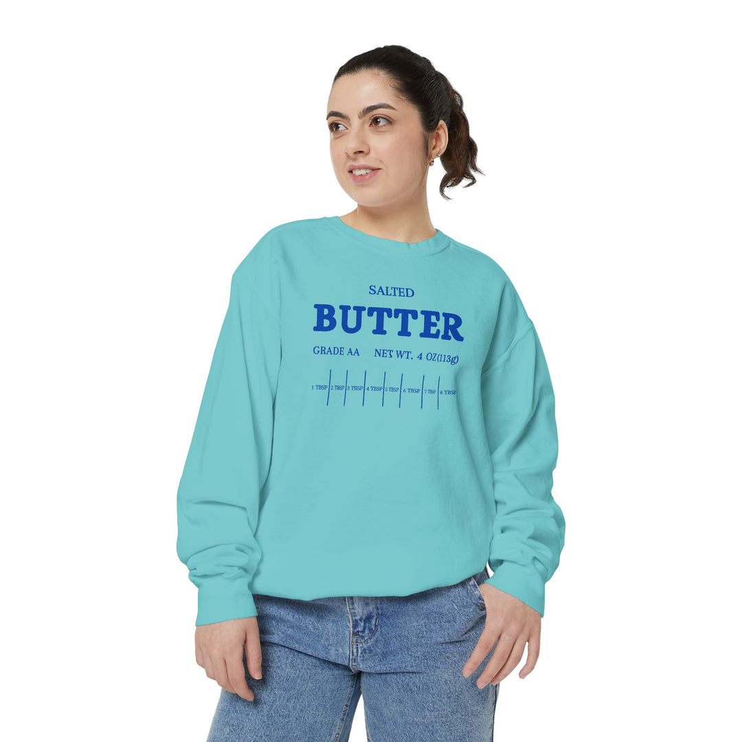 Salted Butter Unisex Garment-Dyed Sweatshirt