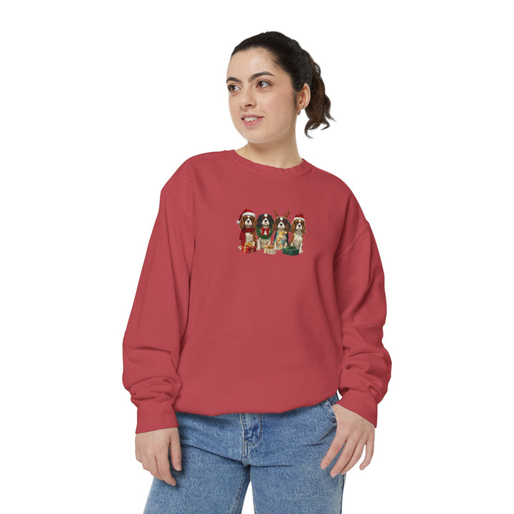 Cavalier King Charles Christmas Sweatshirt | Dog Mom Holiday Sweatshirt | Cavalier Lover Gift | Cozy Christmas Crewneck | Merry Paws Collection™