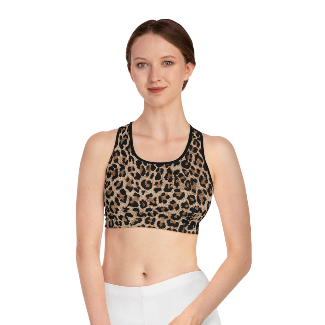 Leopard Print Sports Bra