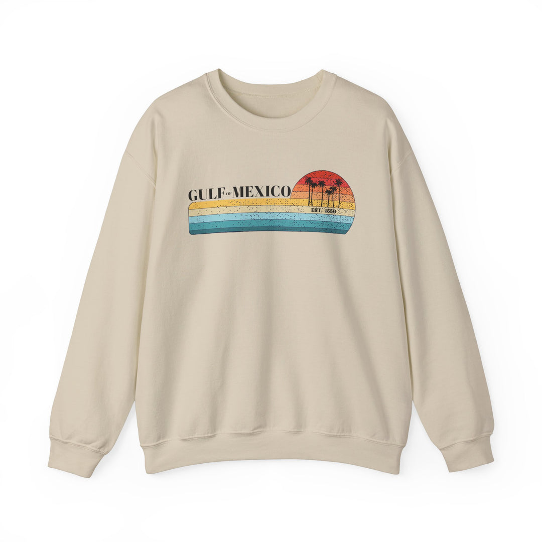 Gulf of Mexico Sweatshirt Retro Sunset